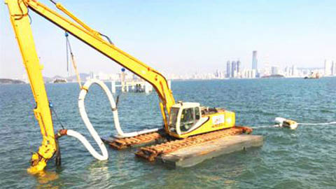 汉阳水上挖掘机租赁